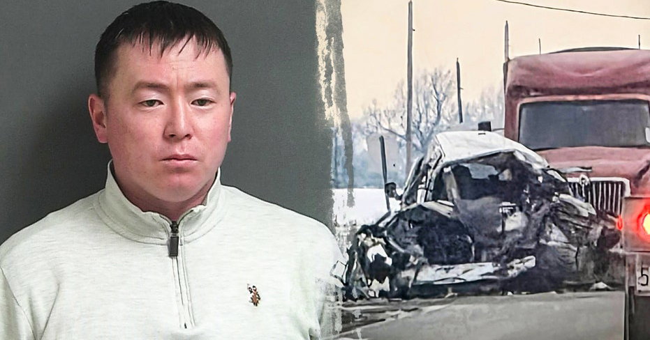 Semi-truck driver held on ICE detainer after 4 killed in head-on crash ...