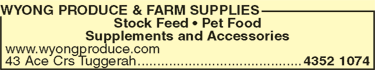 Wyong Produce & Farm Supplies - Vet Melbourne 6